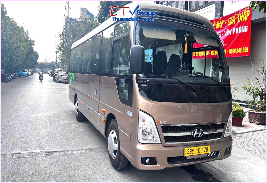 Cho thuê xe 29 chỗ County Hà Nội – Xe ETV, ảnh thật đội xe
